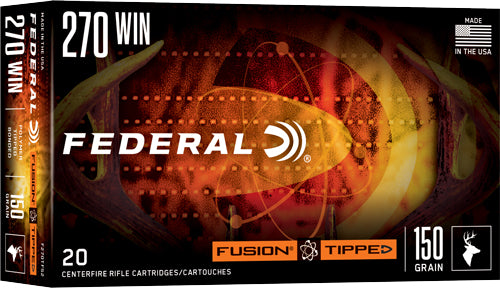 Federal .270 Winchester Fusion Tipped 150gr PolyTip Ammo
