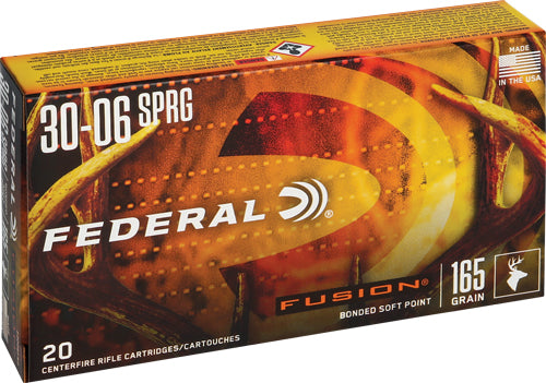 Federal .30-06 Springfield 165gr Fusion SP Ammo