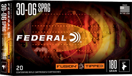 Federal .30-06 Springfield Fusion Tipped 180gr PolyTip Ammo