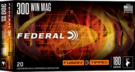 Federal .300 Winchester Mag Fusion 180gr PolyTip Ammo