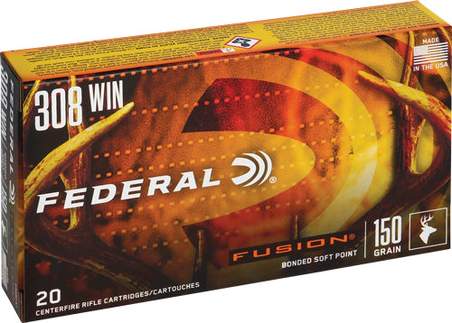 Federal .308 Win 150gr Fusion SP Ammo