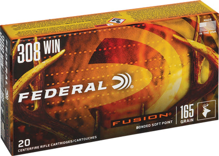 Federal .308 Win 165gr Fusion SP Ammo