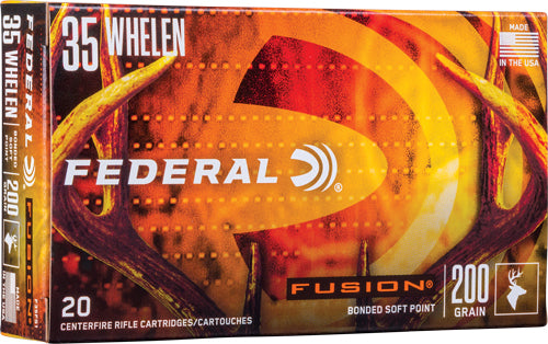 Federal .35 Whelen 200gr Fusion SP Ammo