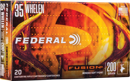 Federal .35 Whelen 200gr Fusion SP Ammo