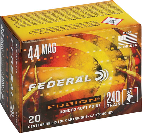 Federal .44 Magnum 240gr Fusion SP Ammo