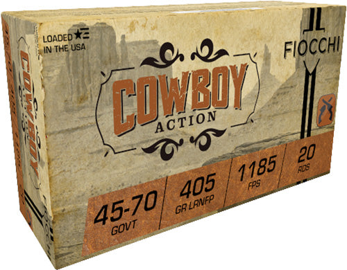 Fiocchi .45-70 Government Cowboy Action 405gr Solid Ammo