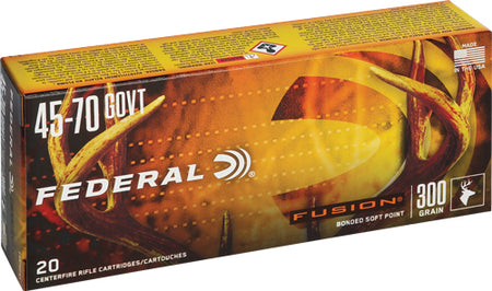 Federal .45-70 Government 300gr Fusion SP Ammo
