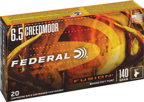 Federal 6.5mm Creedmoor 140gr Fusion SP Ammo