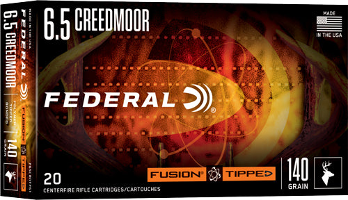Federal 6.5mm Creedmoor Fusion Tipped 140gr PolyTip Ammo