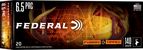 Federal 6.5 PRC Fusion Tipped 140gr PolyTip Ammo