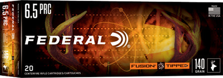 Federal 6.5 PRC Fusion Tipped 140gr PolyTip Ammo