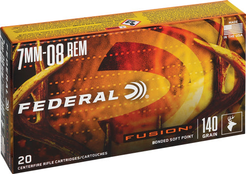 Federal 7mm-08 Remington 140gr Fusion SP Ammo