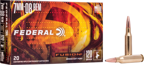 Federal 7mm-08 Remington 120gr Fusion SP Ammo