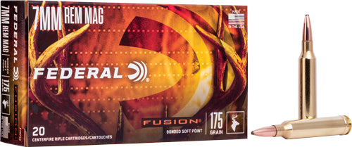 Federal 7mm Remington Mag 175gr Fusion SP Ammo