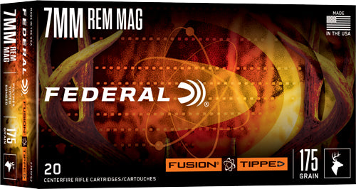 Federal 7mm Remington Mag Fusion Tipped 175gr PolyTip Ammo
