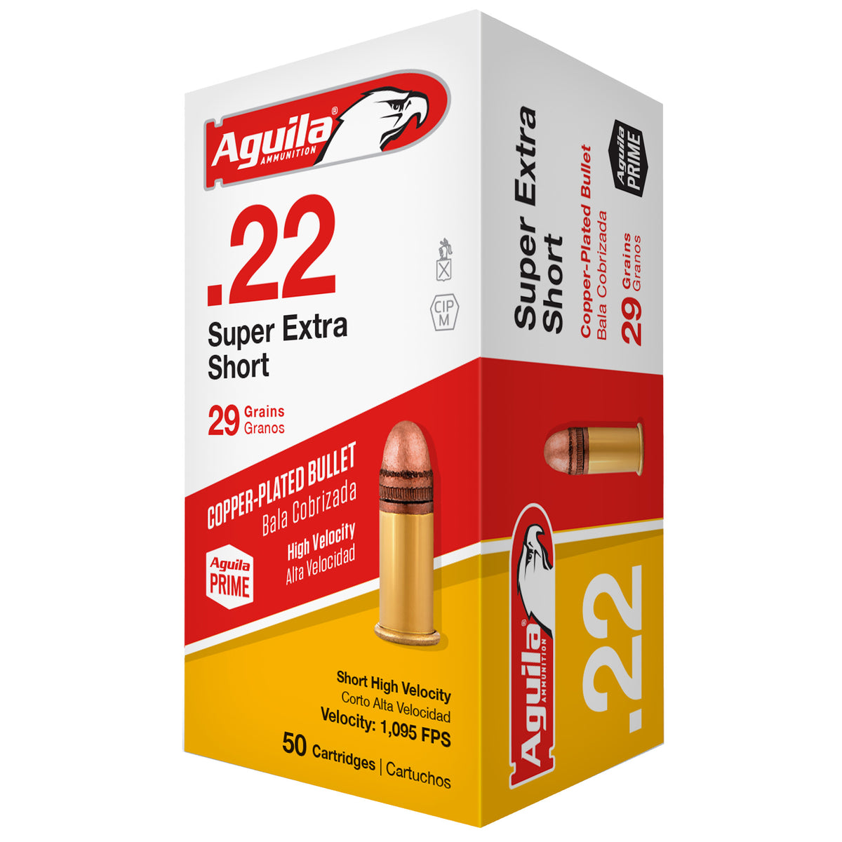Aguila .22 Short High Velocity 29gr Solid Point Ammo