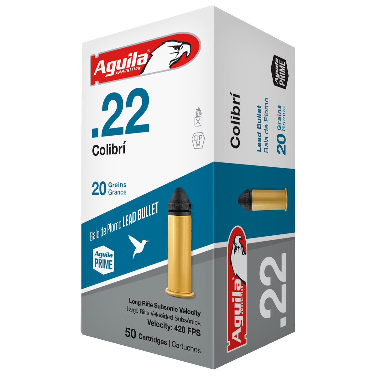 Aguila .22 Long Rifle Colibri 20gr Solid Ammo