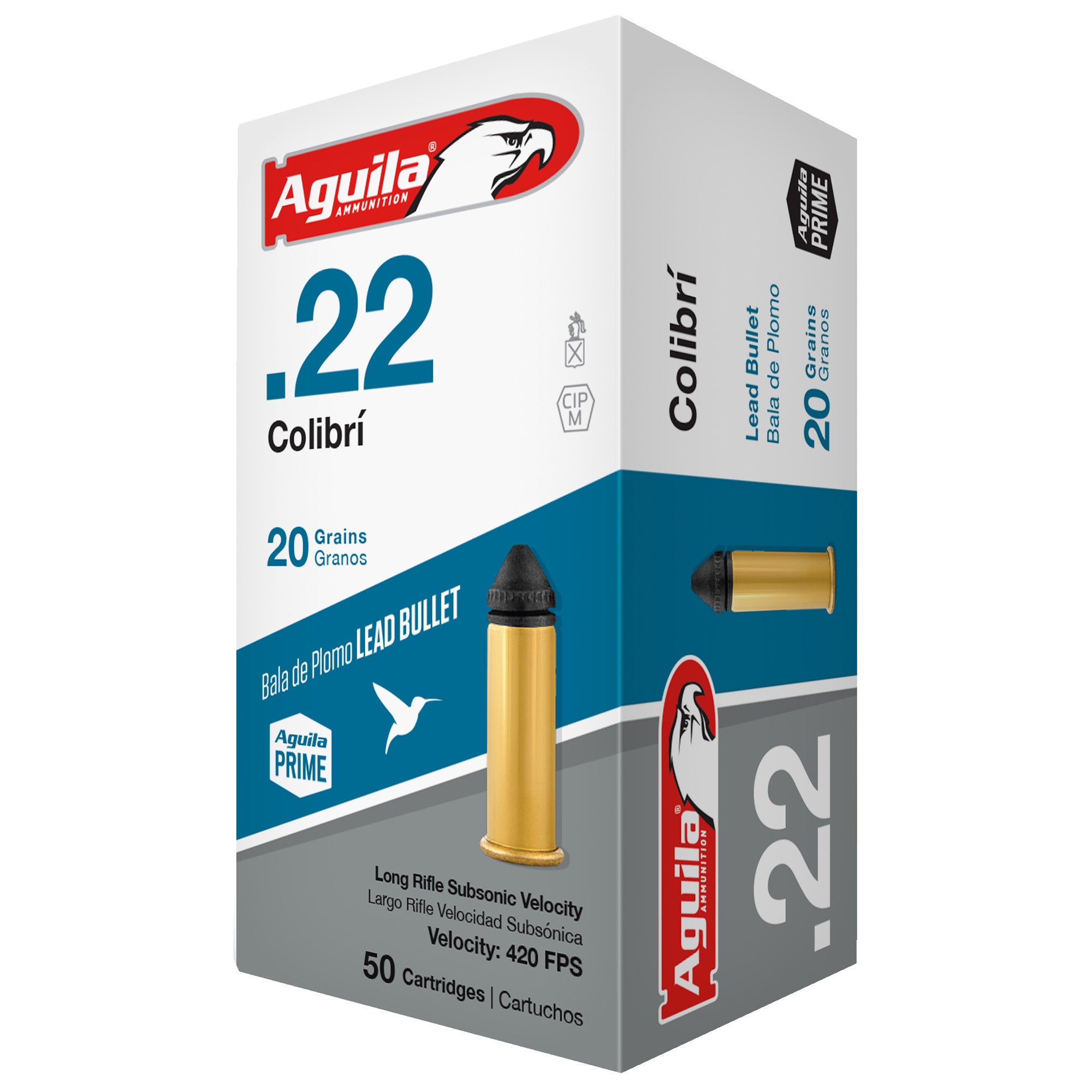 Aguila .22 Long Rifle Colibri 20gr Solid Ammo