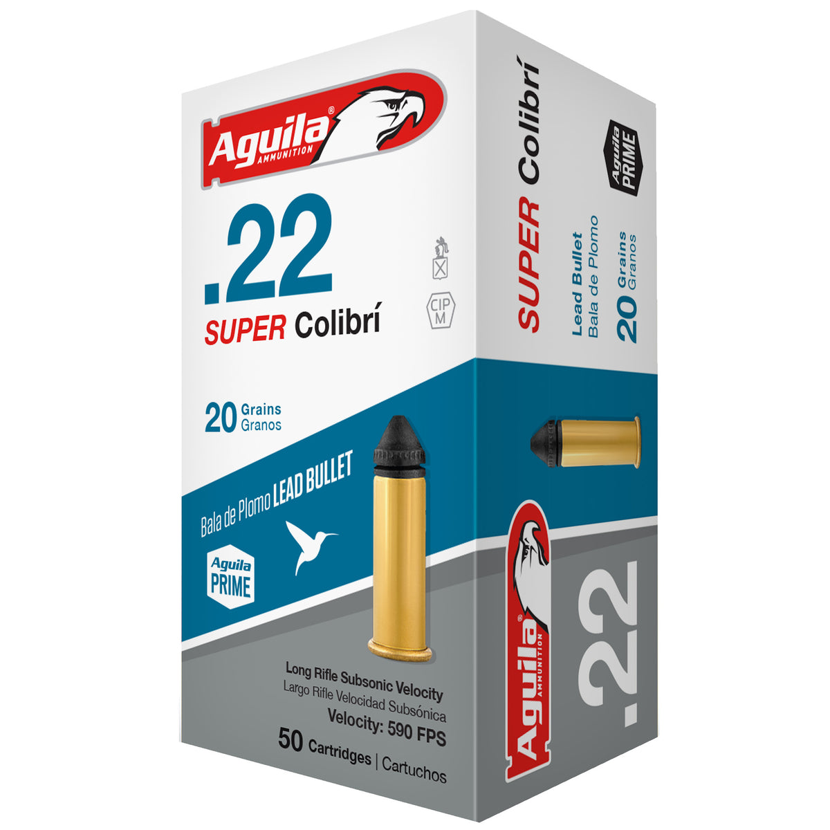 Aguila .22 Long Rifle Super Colibri 20gr Solid Ammo