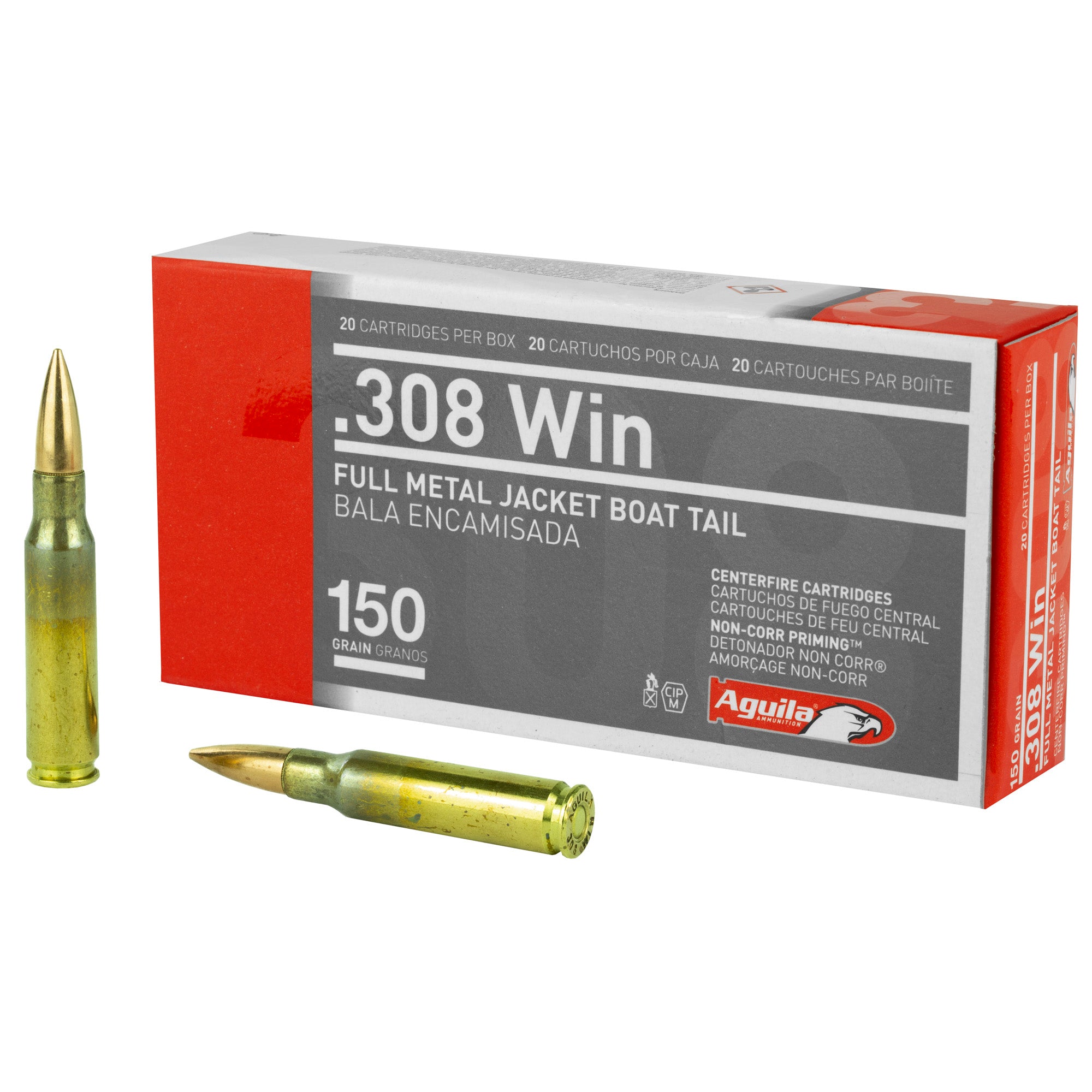 Aguila .308 Win / 7.62x51mm Target & Range 150gr FMJ Ammo
