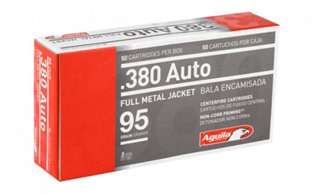 Aguila .380 Auto 95gr FMJ Ammo