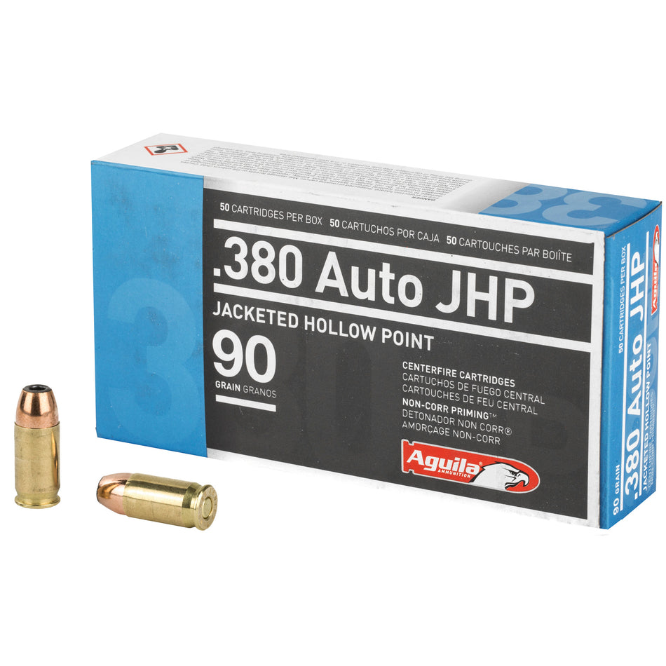 Aguila .380 ACP/Auto  90gr JHP Ammo