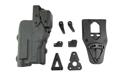 Rapid Force Rapid Force, Level 3 Duty Holster, Fits Sig P320 Full Size/CC/M18/XCarry with Large Light (X300/TLR-1), Right Hand, Black R3-M-0691-BK-RH-LL-A0-C