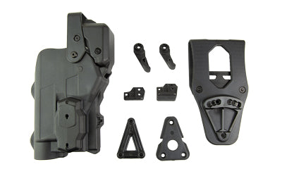 Rapid Force Rapid Force, Level 3 Duty Holster, Fits Sig P320 Full Size/CC/M18/XCarry with Large Light (X300/TLR-1), Right Hand, Compatible with AXON Signal Sensor, Black R3-M-0691-BK-RH-LL-AX-C
