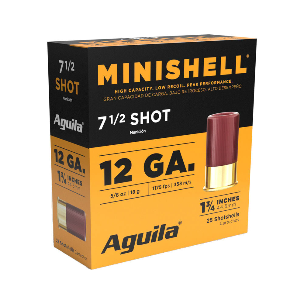Aguila Minishell 12 Gauge 1 3/4'' 5/8 oz #7.5 Shot