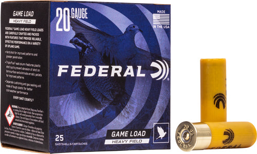 Federal Game Load Heavy Field 20 Gauge 2.75" 1 oz #8 Shot