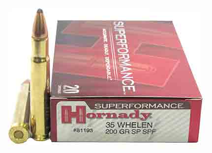 Hornady .35 Whelen Superformance 200gr InterLock SP Ammo