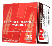 Hornady .17 Hornet Superformance Varmint 20gr PolyTip Ammo