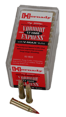 Hornady .17 HMR Varmint Express 17gr V-Max Ammo