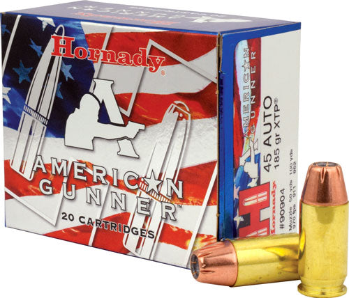 Hornady .45 ACP American Gunner 185gr XTP HP Ammo