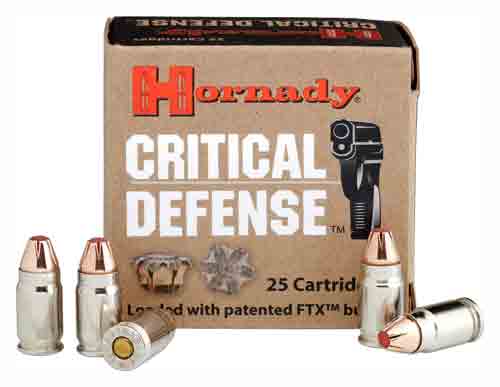 Hornady .40 S&W Critical Defense 165gr FTX Ammo
