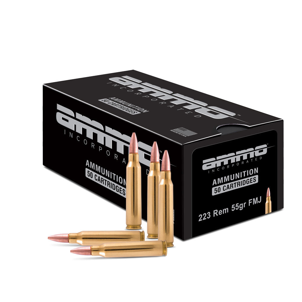 Ammo Inc .223 Remington Signature 55gr FMJ Ammo