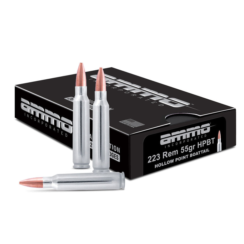 Ammo Inc .223 Remington Shield 55gr BTHP Ammo