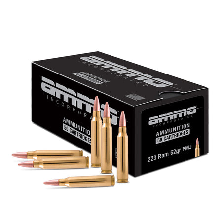 Ammo Inc .223 Remington Signature 62gr FMJ Ammo