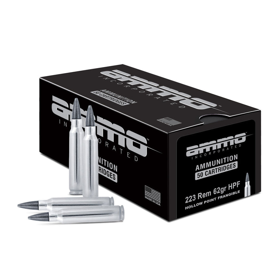 Ammo Inc .223 Remington Shield 62gr JHP Ammo