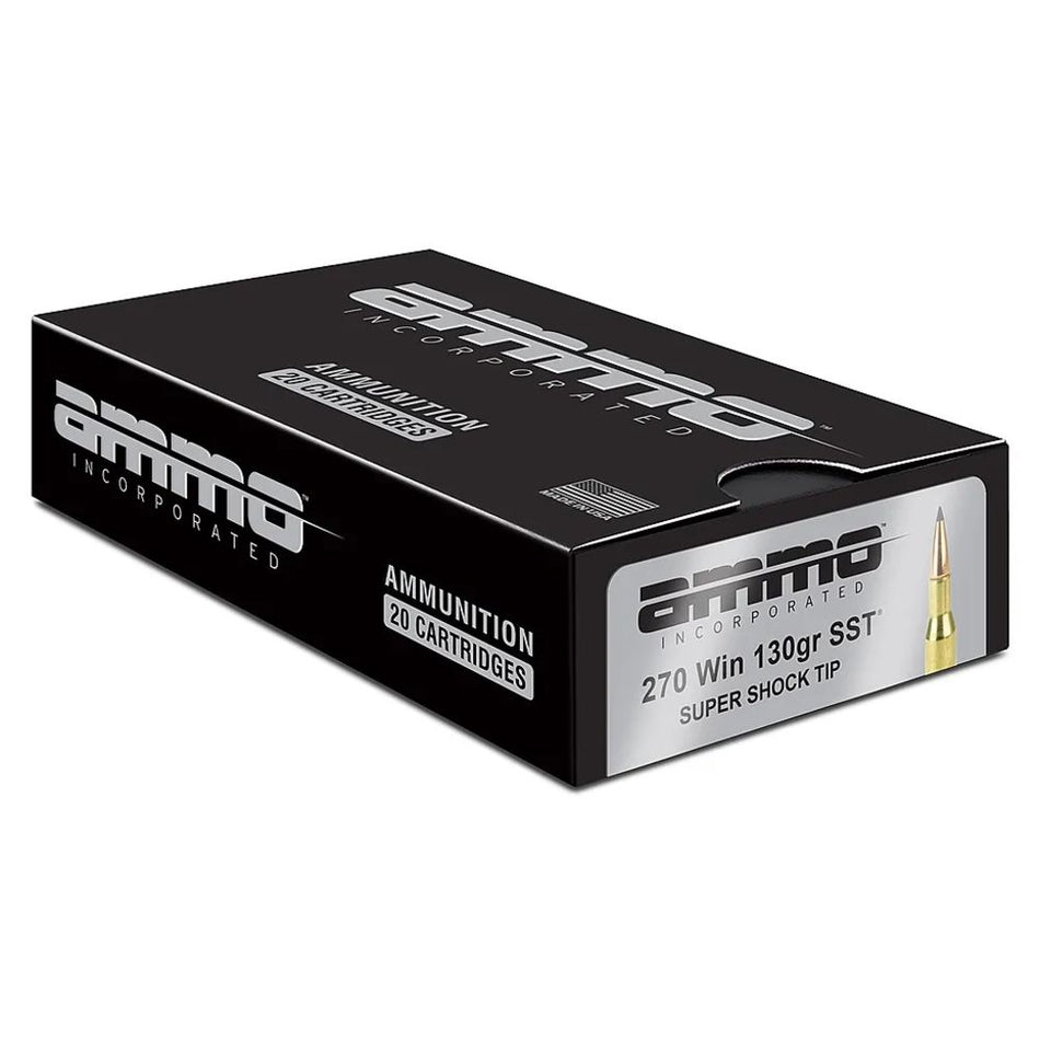 Ammo Inc .270 Winchester Signature 130gr PolyTip Ammo