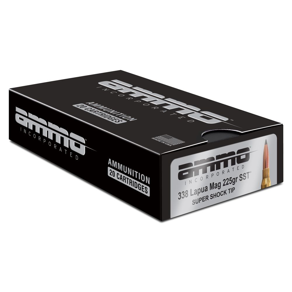 Ammo Inc .338 Lapua Magnum Hunt 225gr PolyTip Ammo