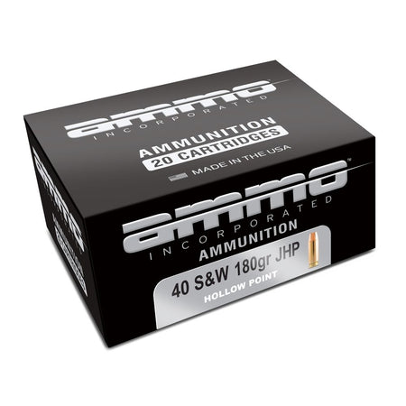 Ammo Inc .40 S&W Signature 180gr JHP Ammo