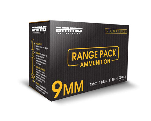 Ammo Inc 9mm Luger / Parabellum Signature Range Pack 115gr TMC Ammo