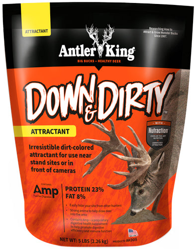 ANTLER KING DOWN & DIRTY ATTRACTANT 5# BAG