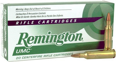 Remington .22-250 Remington UMC 50gr JHP Ammo