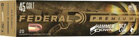 Federal .45 Long Colt Premium Hammer Down 250gr BHP Ammo
