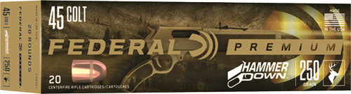 Federal .45 Long Colt Premium Hammer Down 250gr BHP Ammo