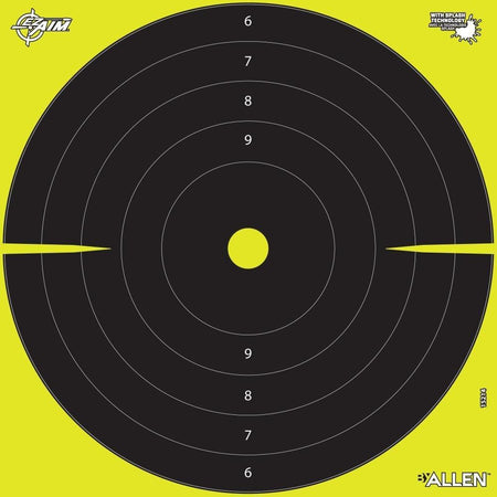 Allen EZ Aim Splash Reactive Target 12.5" Bullseye 30 per Pad