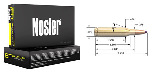 Nosler .243 Winchester 90gr Spitzer Ballistic Tip Ammo