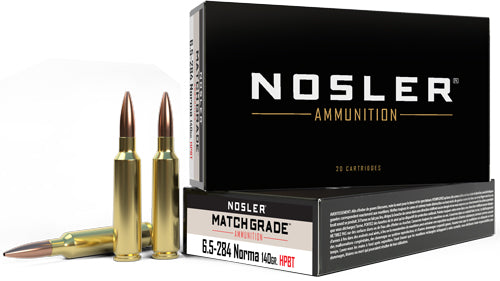 Nosler 6.5-284 Norma Match Grade 140gr Custom Competition HPBT Ammo